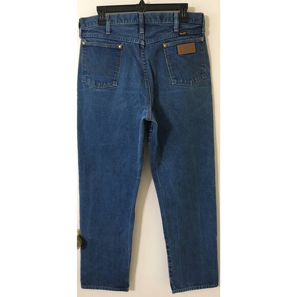 Wrangler 31 M... Pro Rodeo Original Cowboy Cut Jeans 35x32 Good Condition - Picture 2 of 3